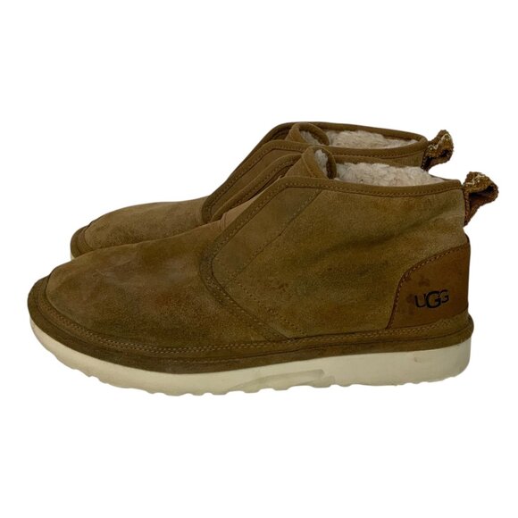 UGG Neumel Flex Mens Chestnut Suede Ankle Boots Size 11 With Shearling Lining main image 11